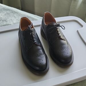 Dr. Martens Black Leather Oxfords